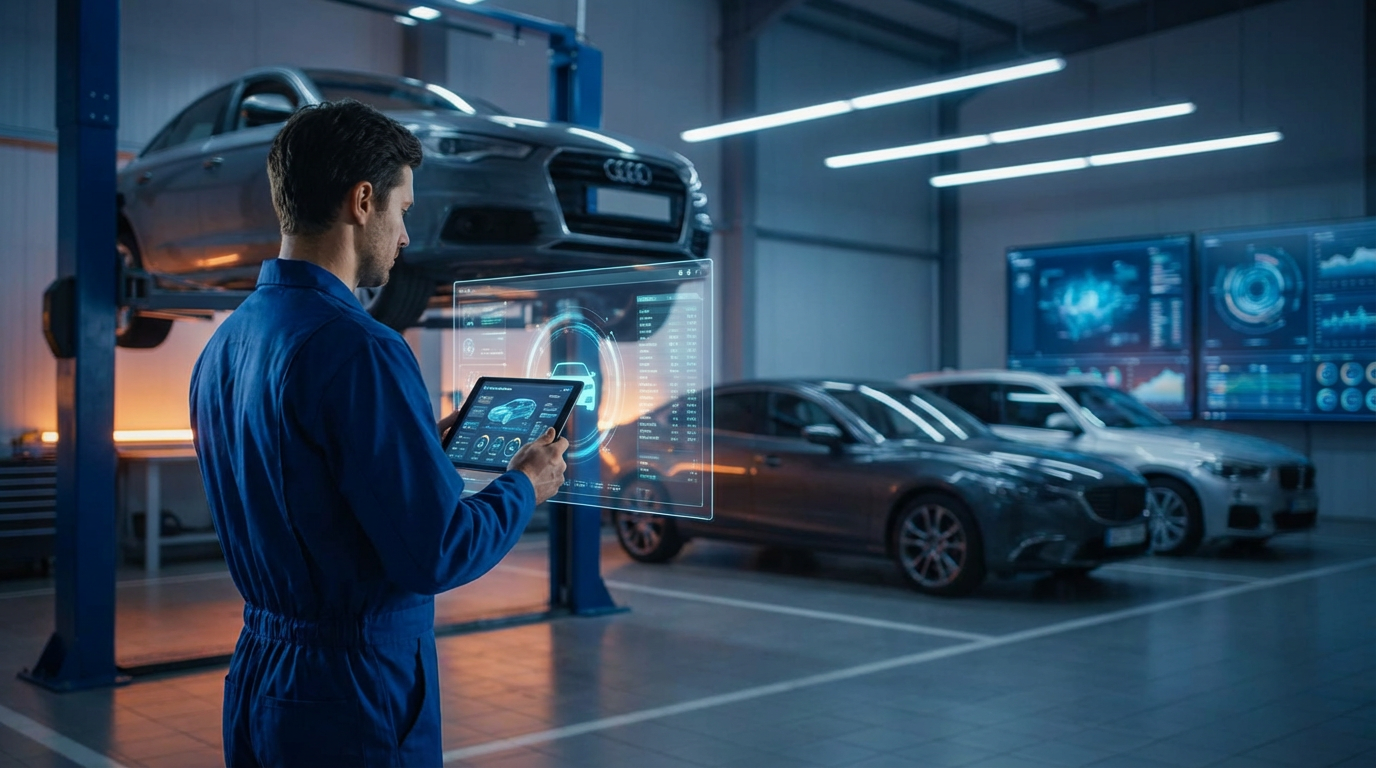 M.AI Application: 5 Cách Trợ Lý AI Tối Ưu Vận Hành Garage Ô Tô