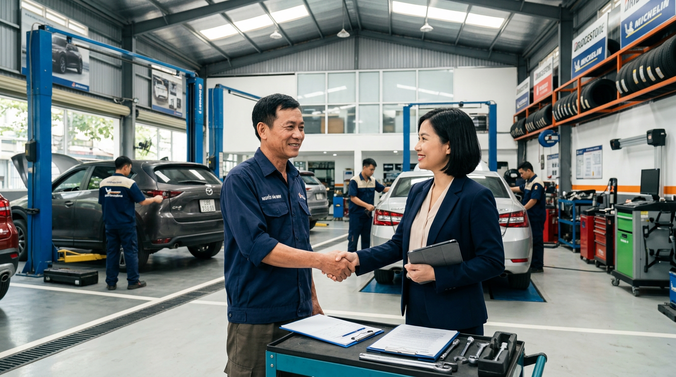 Hợp Tác Kinh Doanh Dịch Vụ Ô Tô Lợi Nhuận Hấp Dẫn