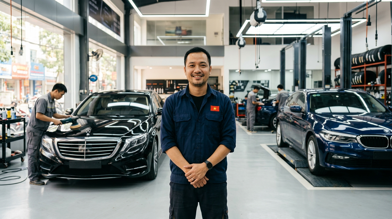 Nhượng quyền trung tâm detailing ô tô: Mô hình kinh doanh hái ra tiền