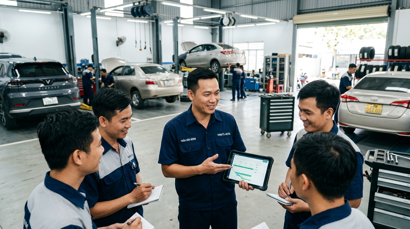 Chuyển Giao Quy Trình Vận Hành Gara Ô Tố Tự Động Hóa