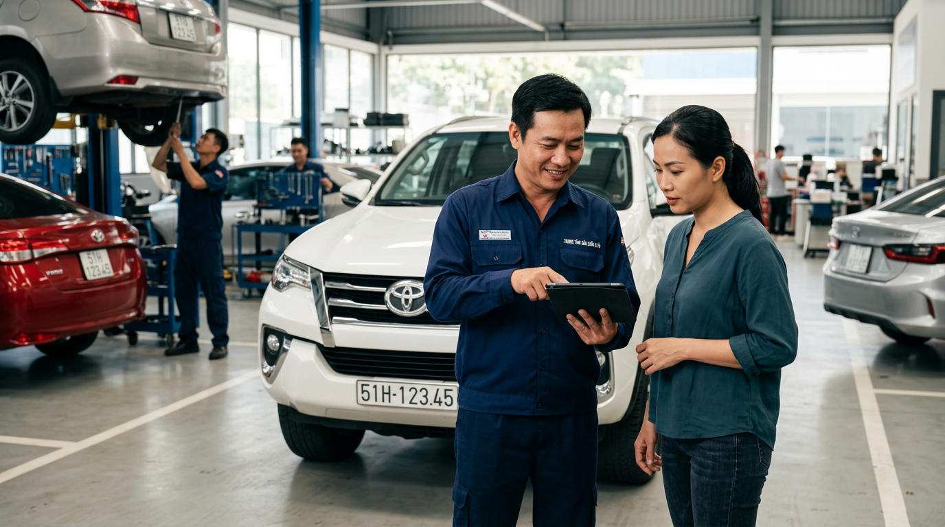 Bảng giá bảo dưỡng định kỳ toyota mới nhất hôm nay | Mcar Pro