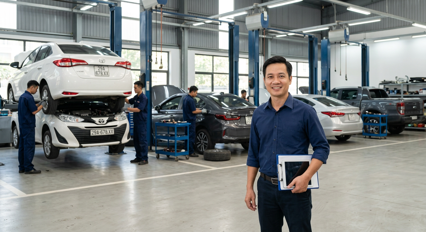 Mô hình nhượng quyền sửa chữa ô tô: Chi phí và tiềm năng 2025 | Mcar Pro
