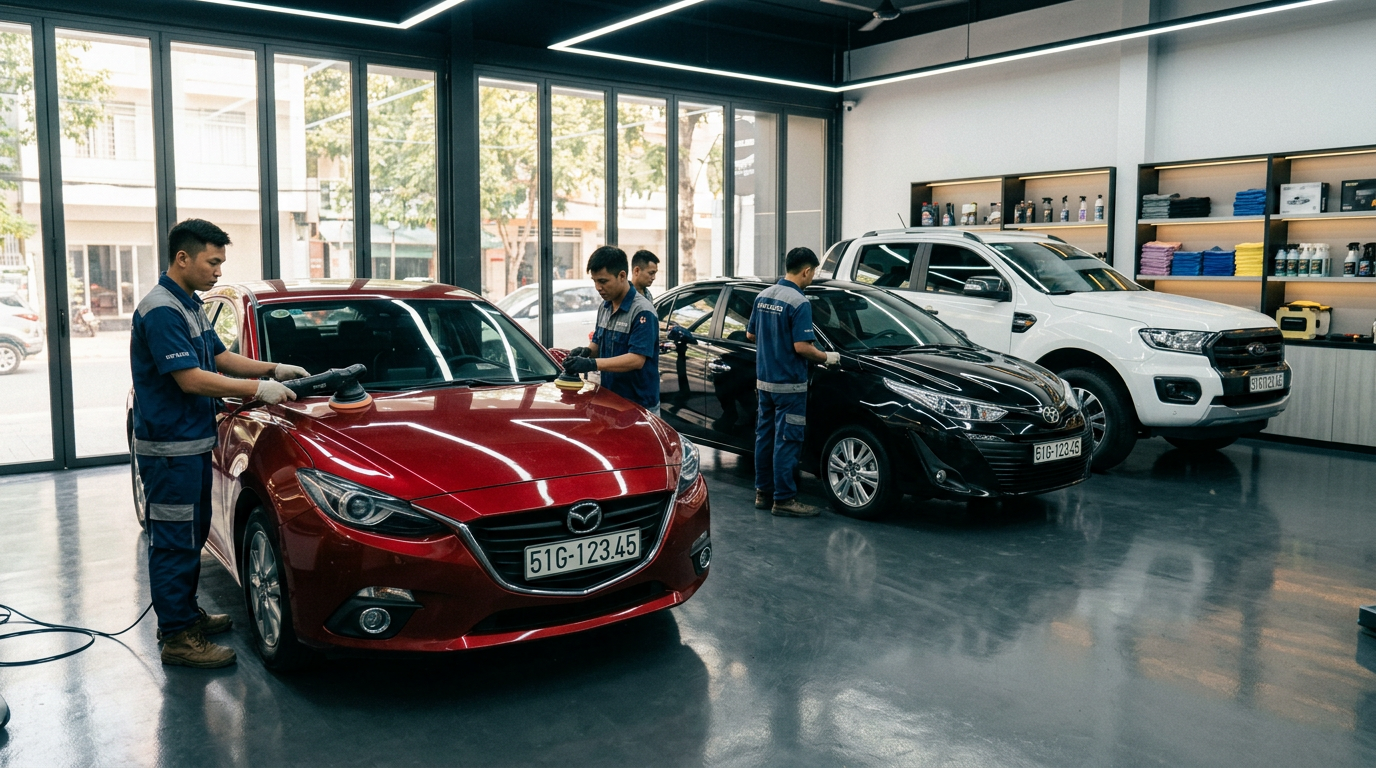 Nhượng quyền chăm sóc xe hơi cùng Mcar Pro: Kinh nghiệm sinh lời