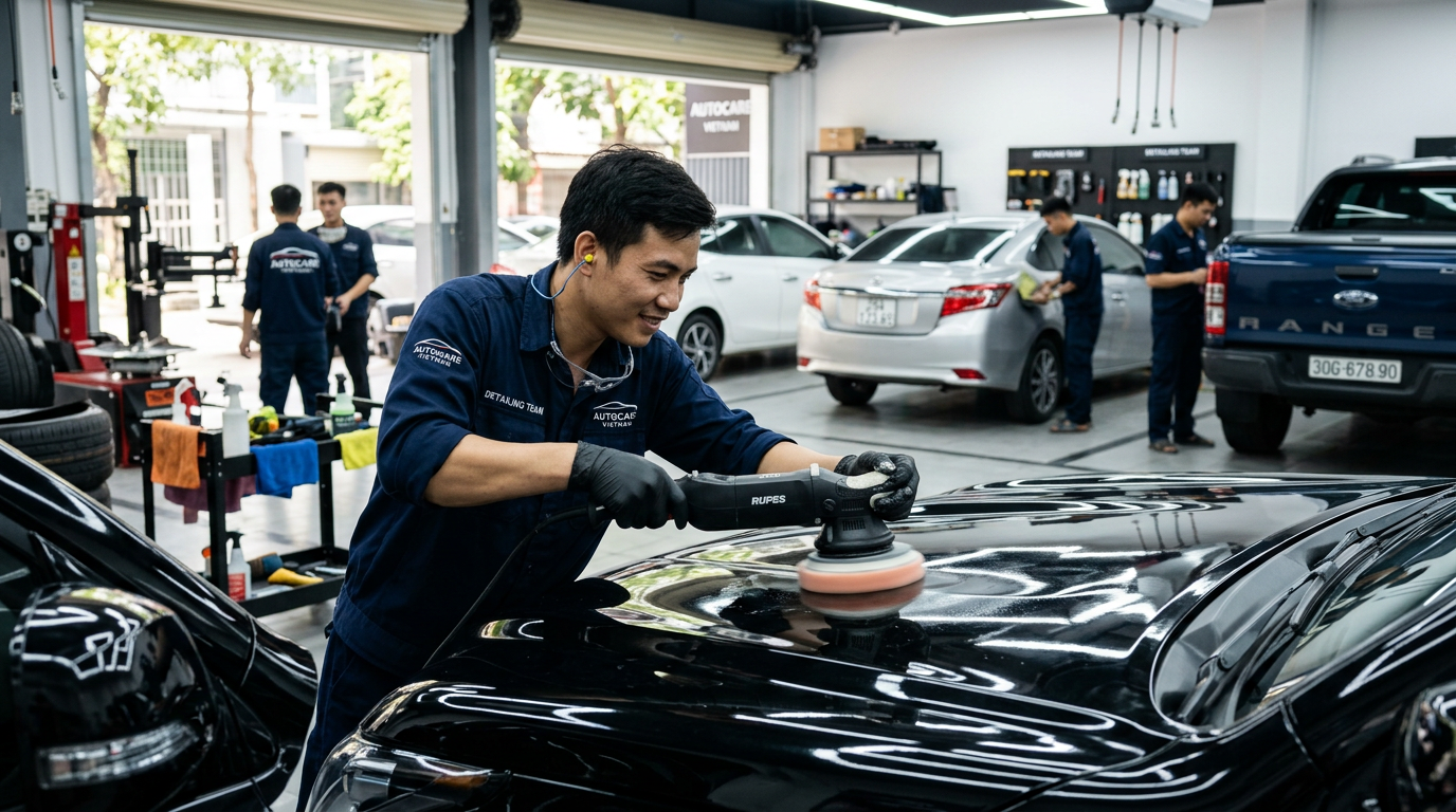 Đào Tạo Thợ Chăm Sóc Xe Ô Tô Chuyên Nghiệp Chuẩn Quốc Tế | Mcar Pro