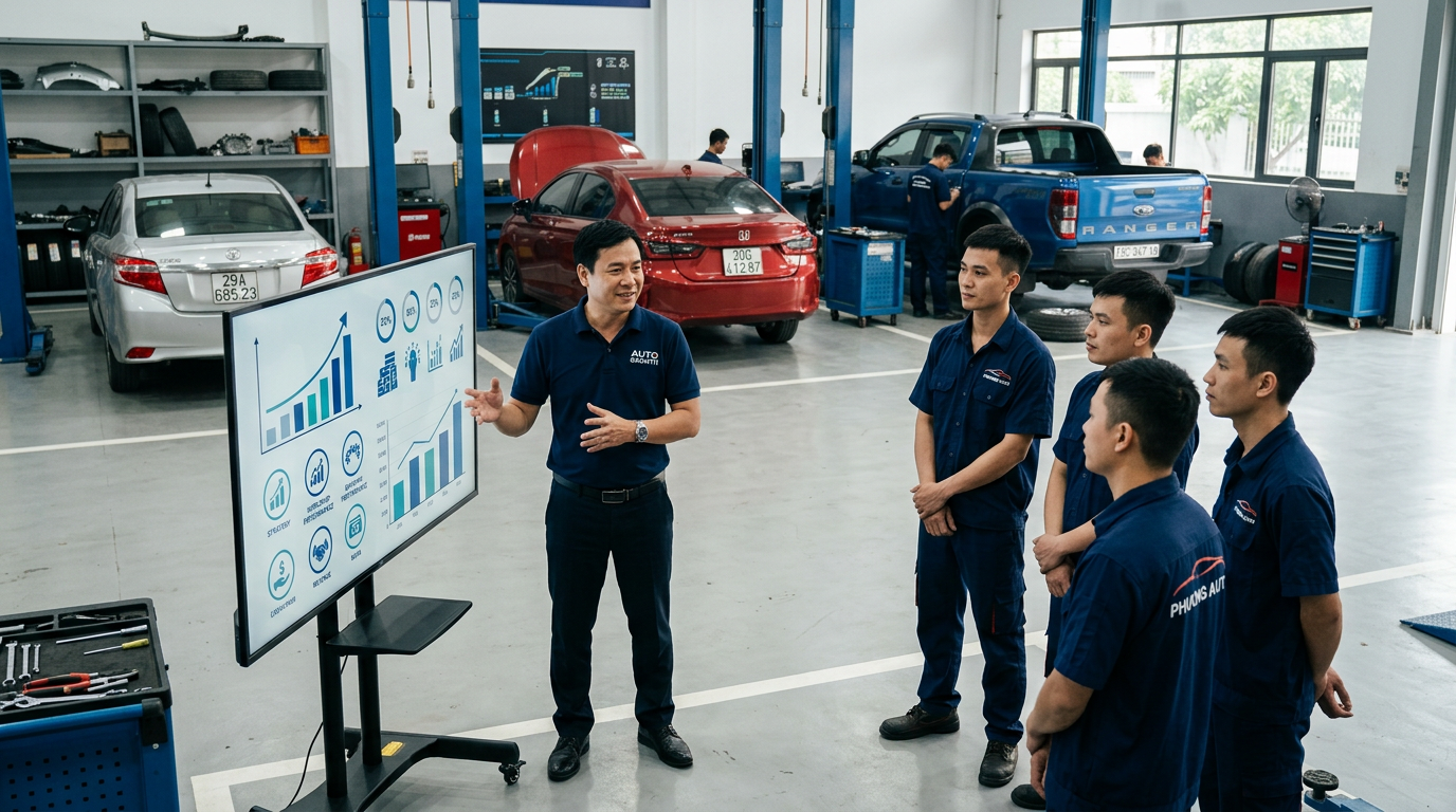 Tư Vấn Chiến Lược Kinh Doanh Toàn Diện Cho Gara Ô Tô | Mcar Pro