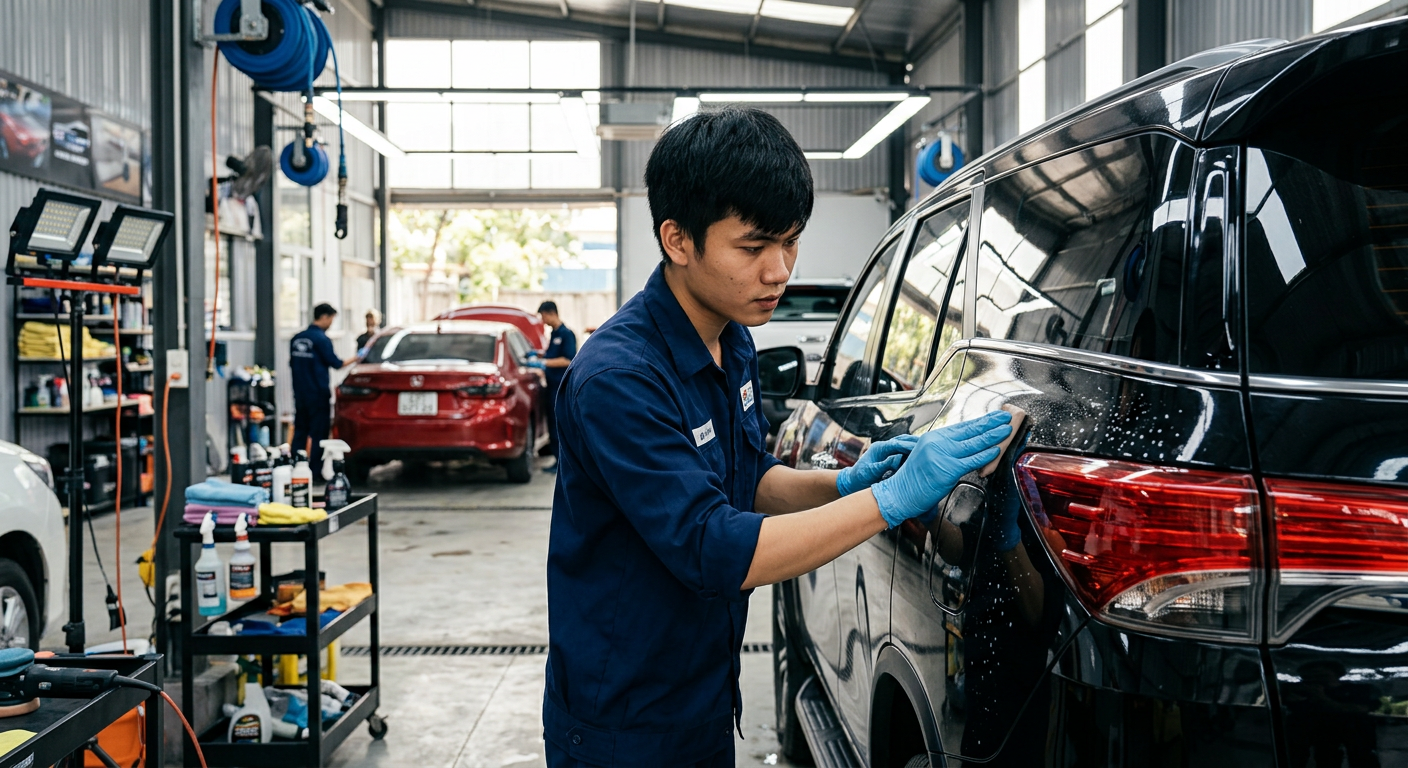 Cách Tẩy Sơn Ô Tôn An Toàn Không Mất Bóng Chuẩn Detailing | Mcar Pro