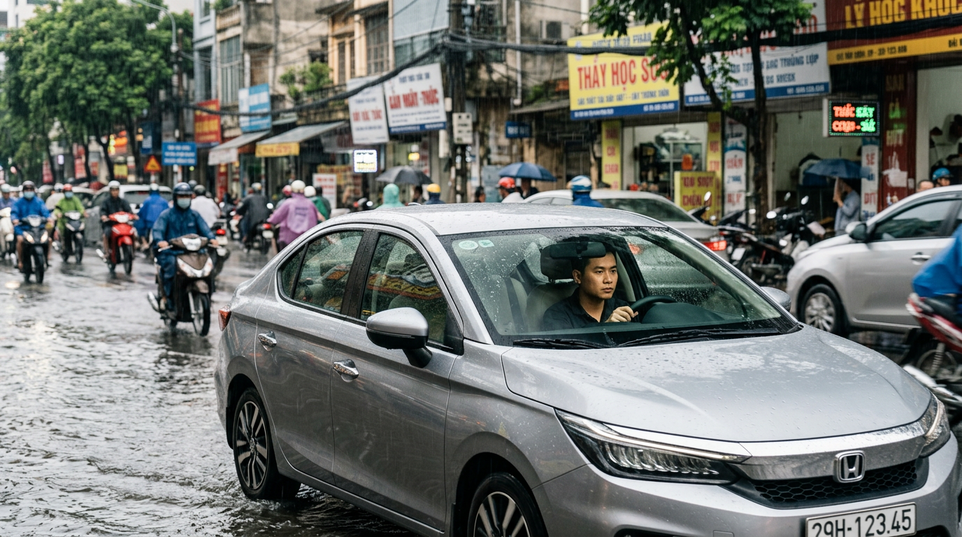 Kinh Nghiệm Lái Xe Mùa Mưa Ngập Giúp Tránh Chết Máy | Mcar Pro