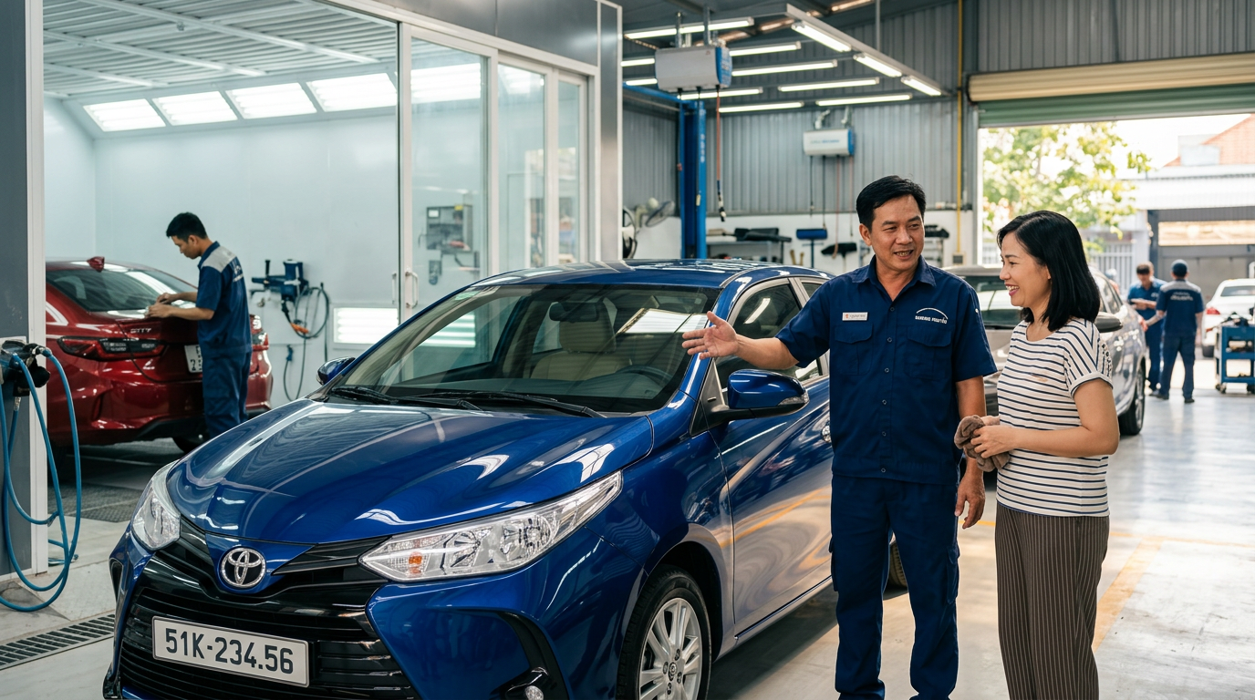 Giá Sơn Quây Ô Tô Bao Nhieu? Bảng Giá Mới Nhất & Kinh Nghiệm | Mcar Pro