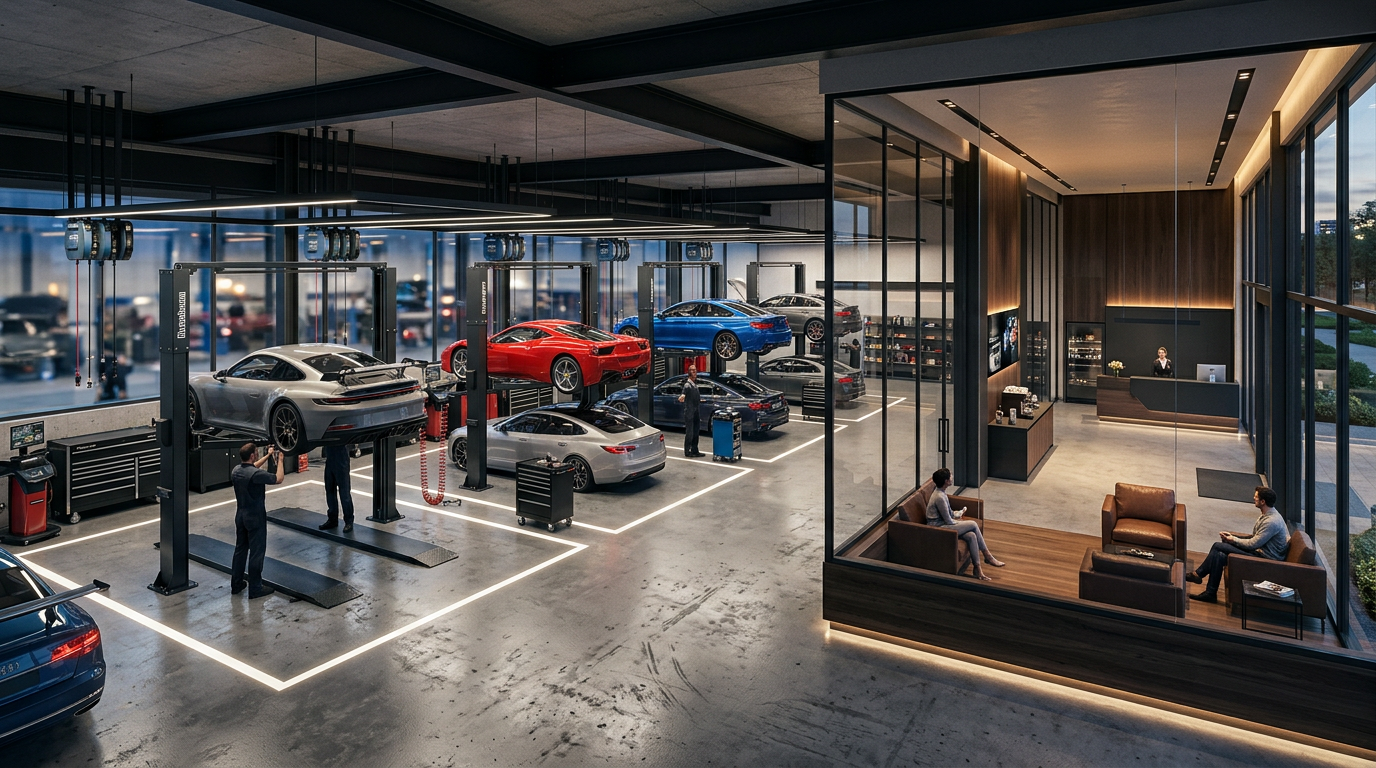 Dịch Vụ Tư Vấn Nhượng Quyền Garage Ô Tô Chuyên Nghiệp
