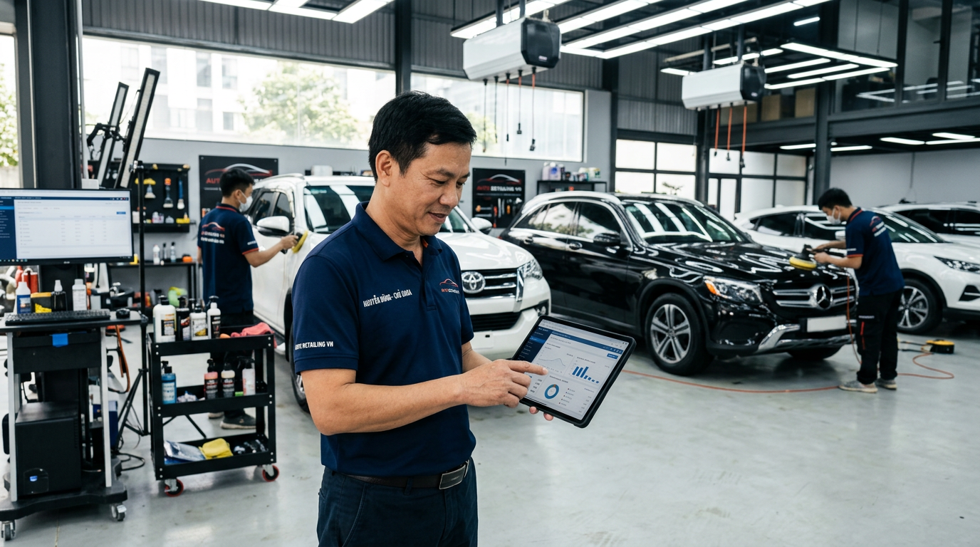 nhượng quyền trung tâm detailing ô tô - Mcar Pro (ảnh minh họa 1)