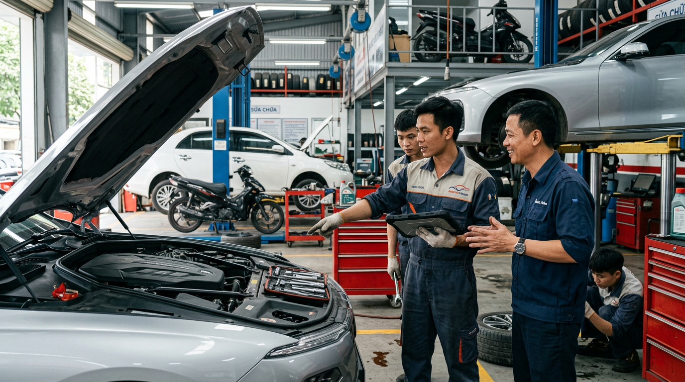 kinh nghiệm kinh doanh garage ô tô - Mcar Pro (ảnh minh họa 1)