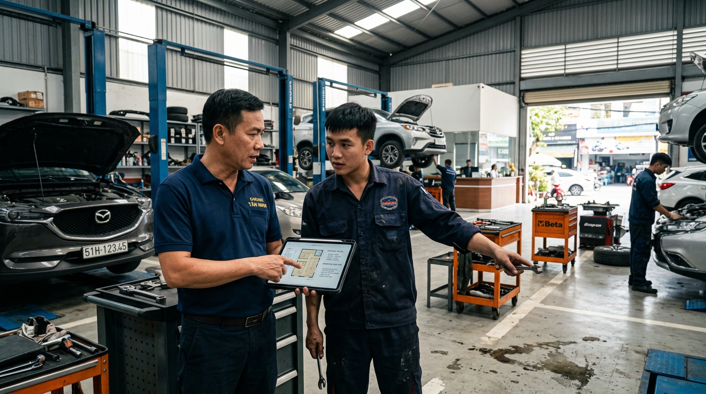 chi phí nhượng quyền garage ô tô - Mcar Pro (ảnh minh họa 1)