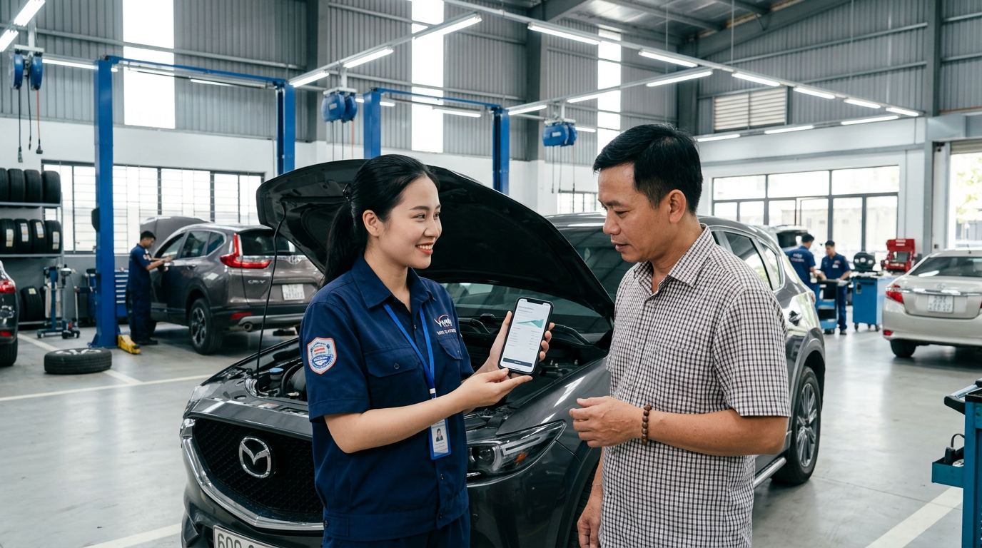tư vấn thiết kế xưởng dịch vụ ô tô - Mcar Pro (ảnh minh họa 2)