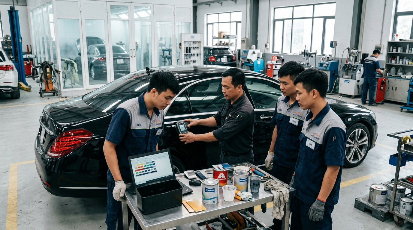 chuyển giao công nghệ sơn ô tô - Mcar Pro (ảnh minh họa 1)