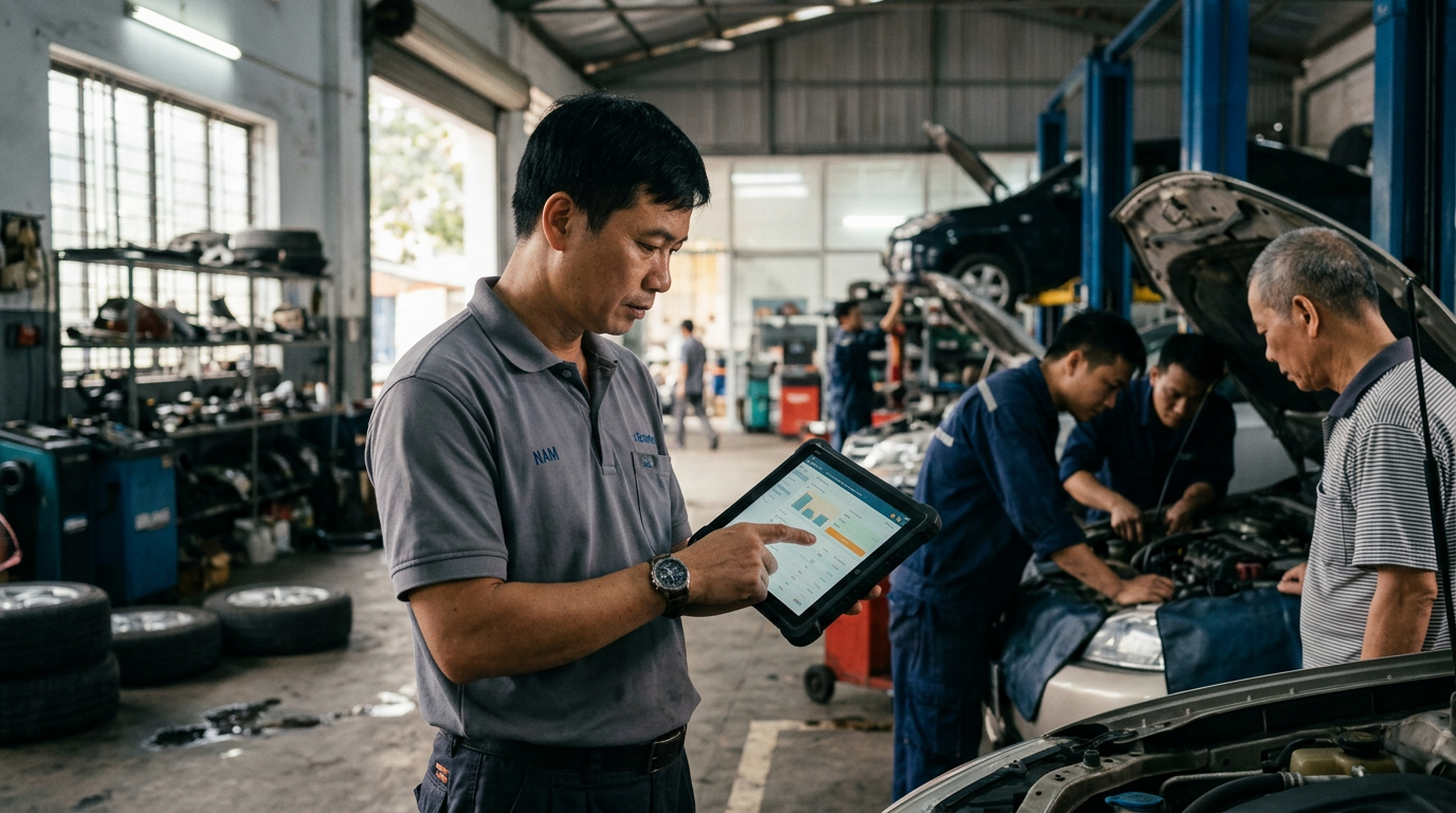 chi phí nhượng quyền garage ô tô - Mcar Pro (ảnh minh họa 2)
