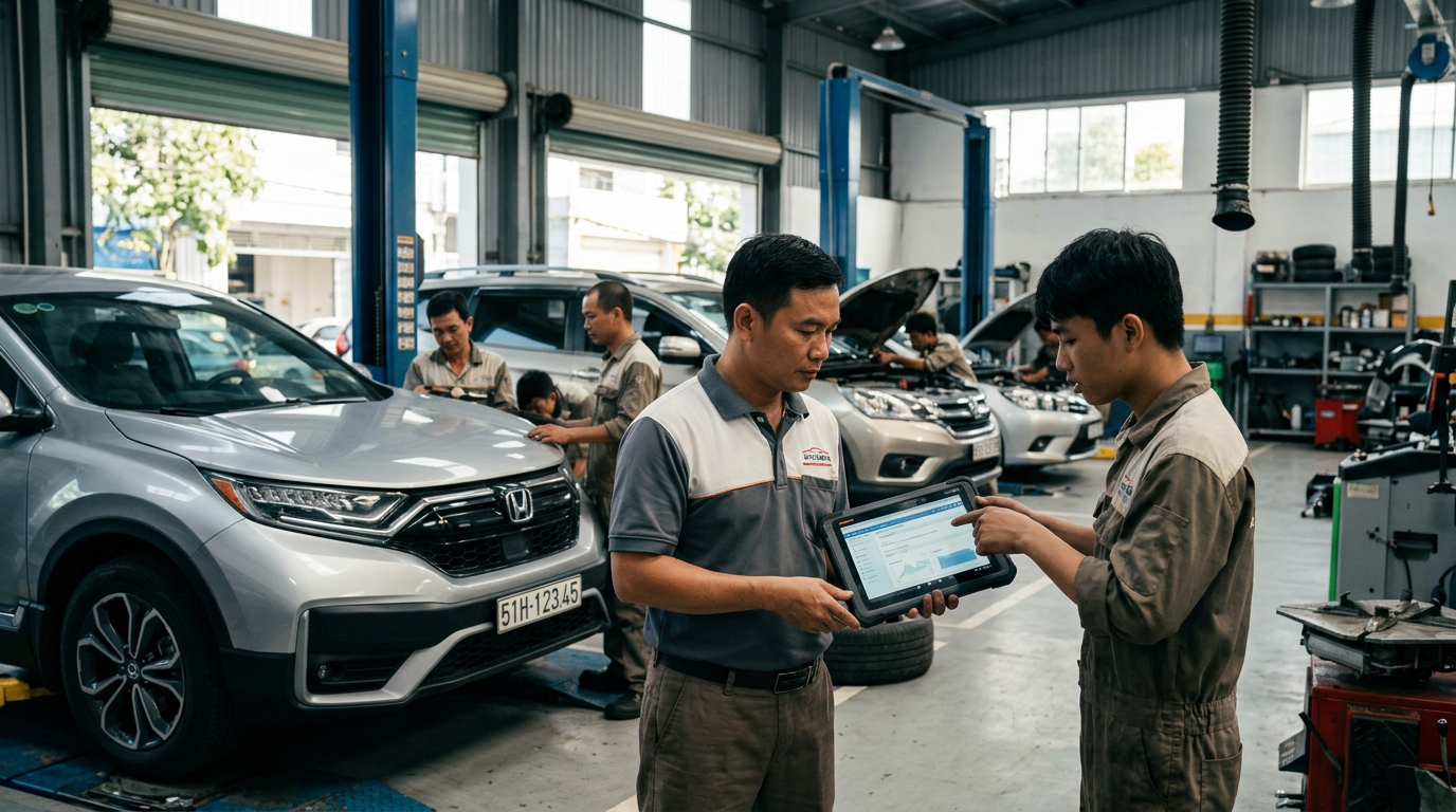 mở chuỗi garage ô tô nhượng quyền - Mcar Pro (ảnh minh họa 2)