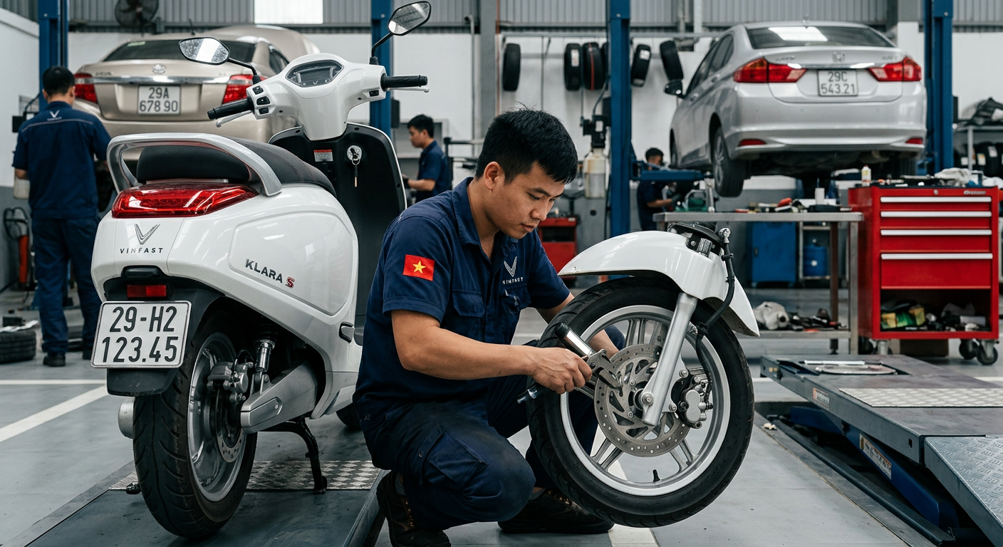 bảo dưỡng định kỳ xe máy điện vinfast có mất phí không - Mcar Pro (ảnh minh họa 1)