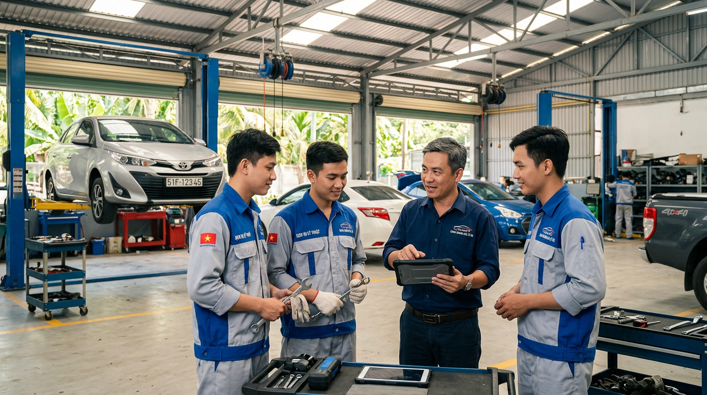 đào tạo quản lý xưởng dịch vụ ô tô - Mcar Pro (ảnh minh họa 1)