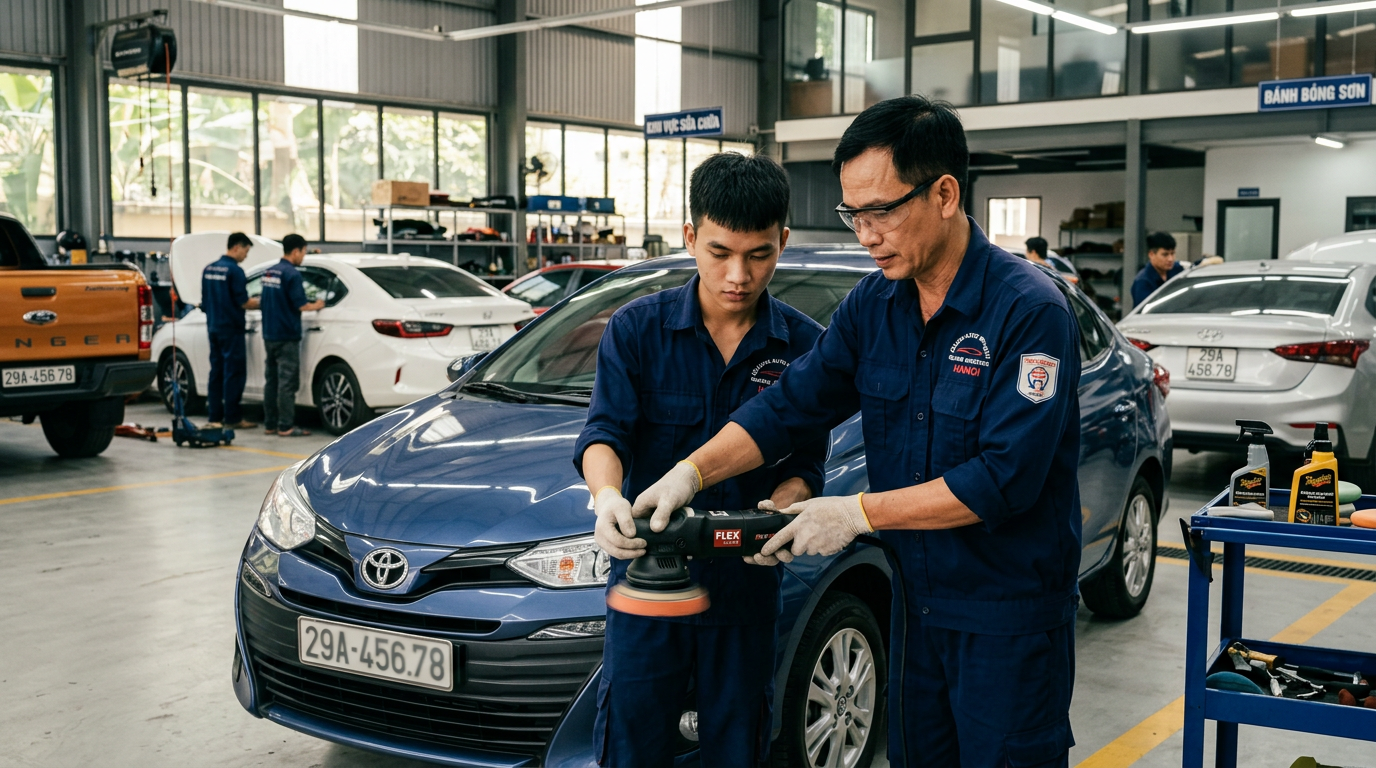 đào tạo thợ chăm sóc xe ô tô chuyên nghiệp - Mcar Pro (ảnh minh họa 1)
