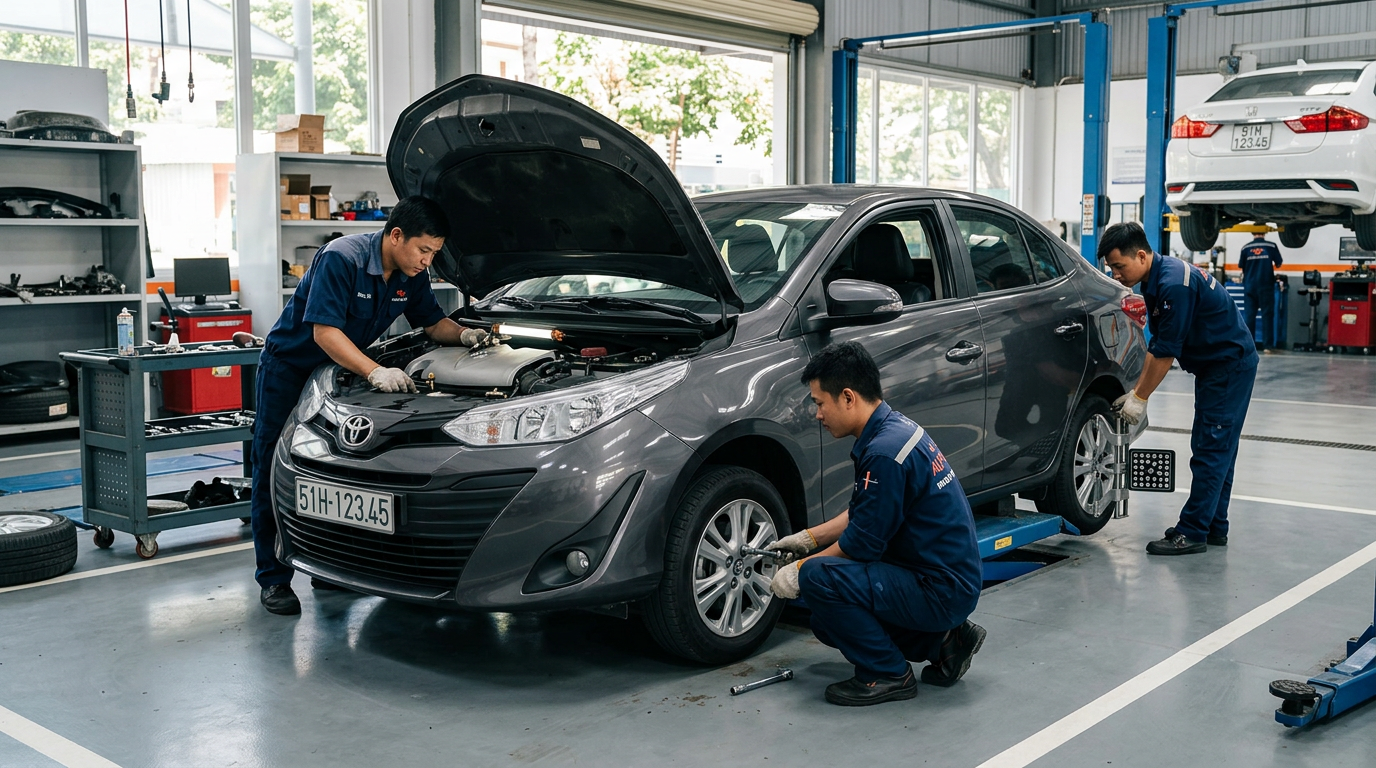 quy trình vận hành garage ô tô nhượng quyền - Mcar Pro (ảnh minh họa 2)