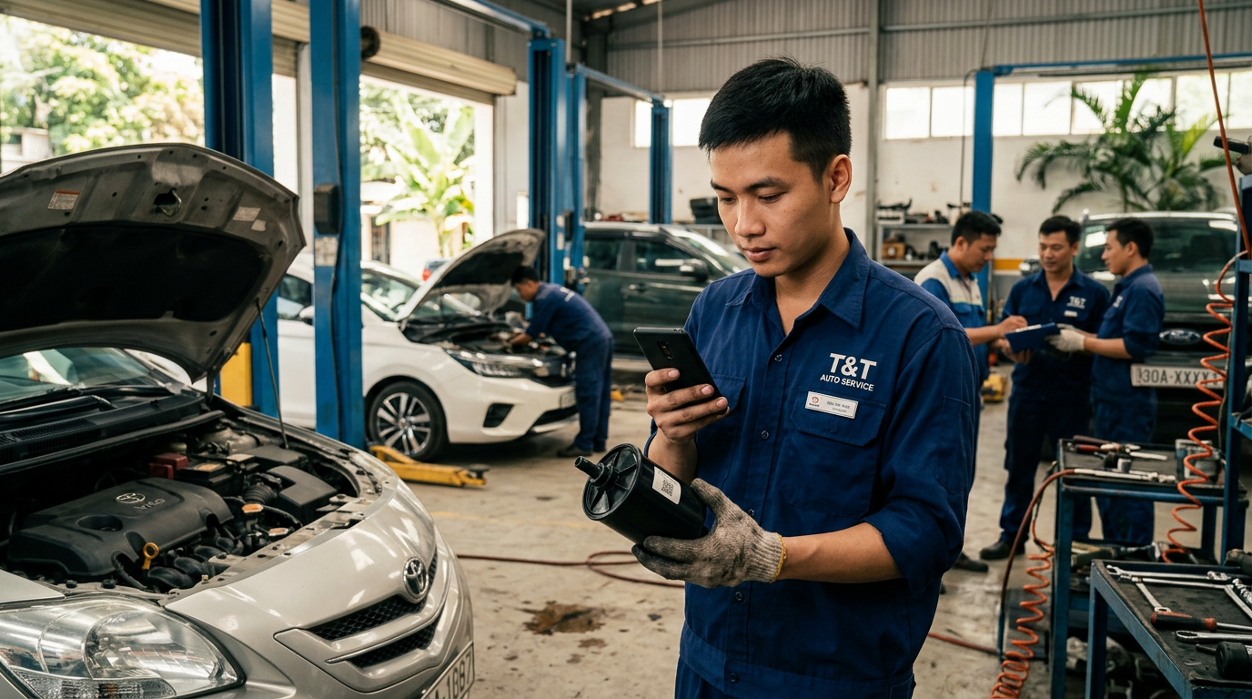 quản lý tồn kho phụ tùng ô tô Mcar Pro (ảnh minh họa 2)
