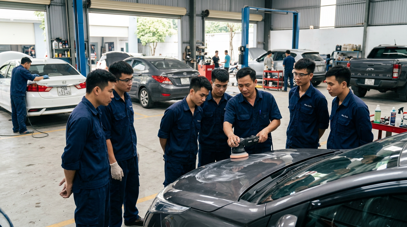 kinh nghiệm mở trung tâm chăm sóc xe ô tô - Mcar Pro (ảnh minh họa 2)
