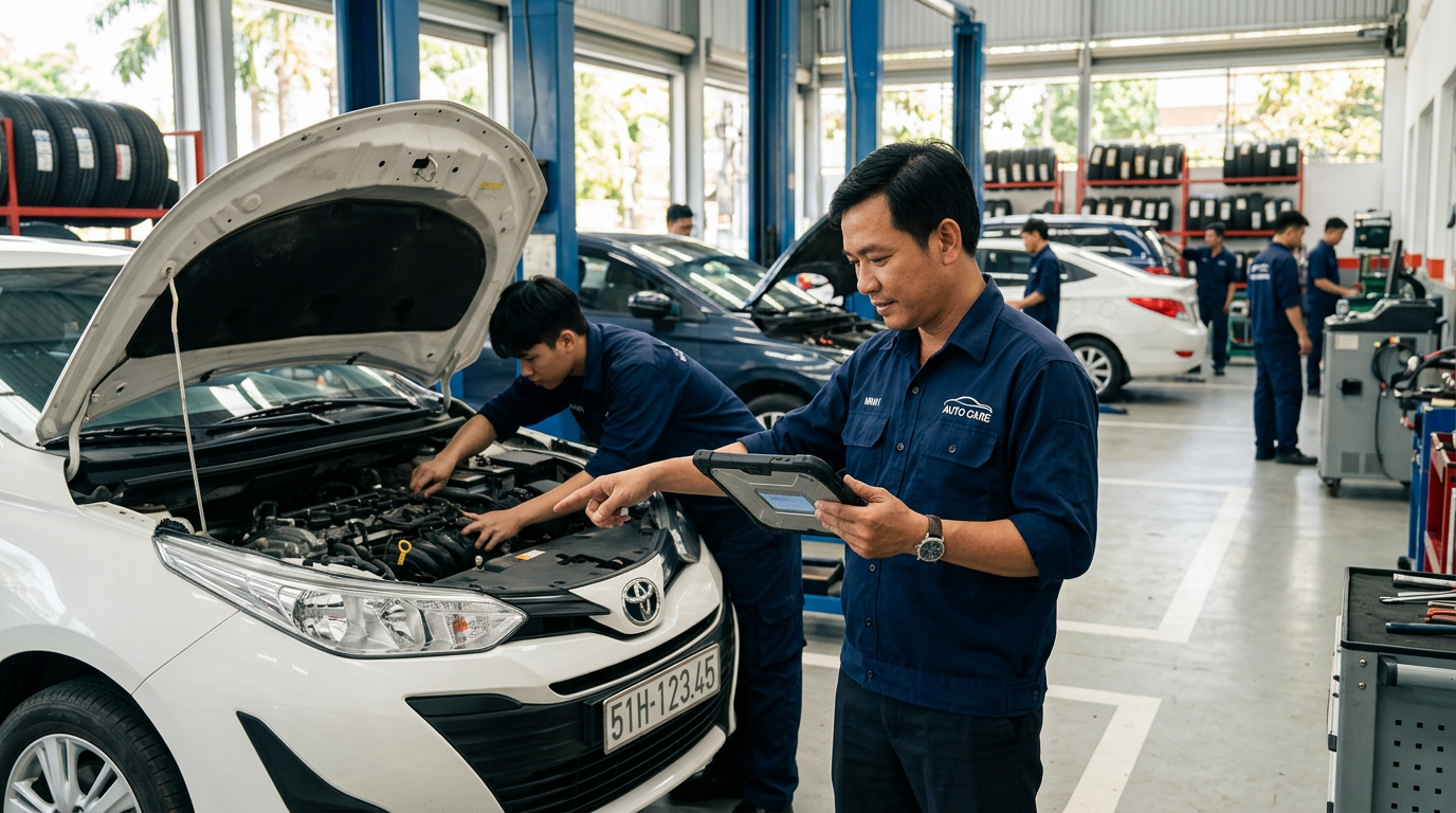 vệ sinh nội thất ô tô bị ngập nước - Mcar Pro (ảnh minh họa 2)