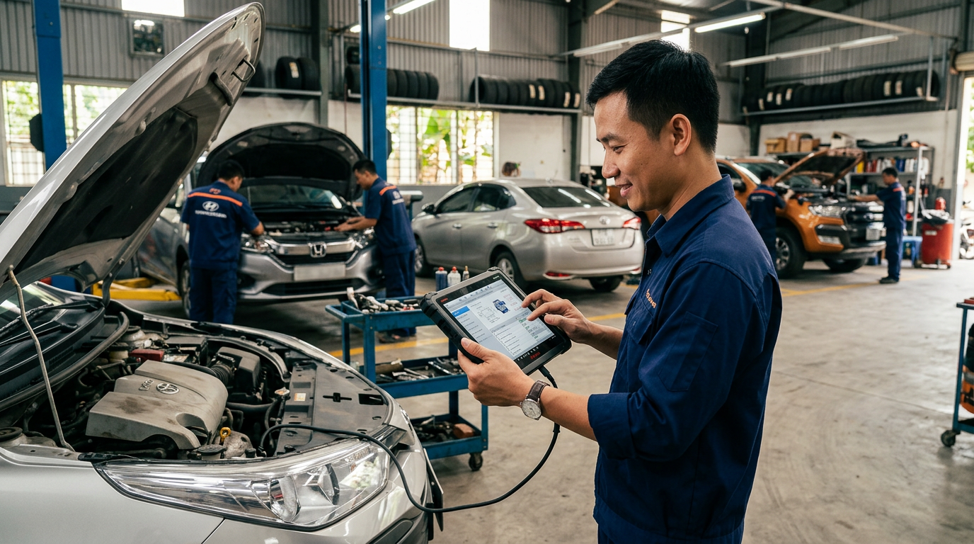 mức nước an toàn cho ô tô đi qua - Mcar Pro (ảnh minh họa 2)