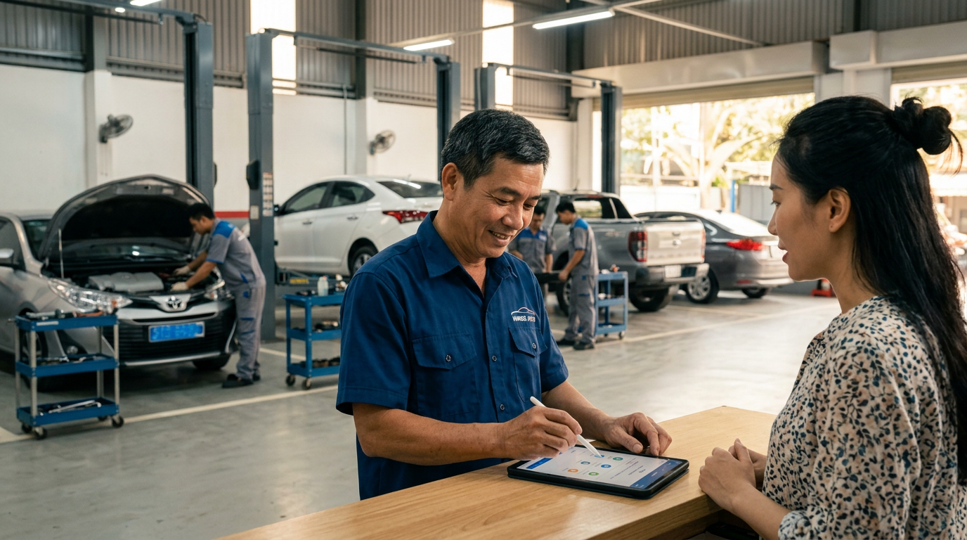 quy trình bảo dưỡng xe sau ngập nước - Mcar Pro (ảnh minh họa 2)