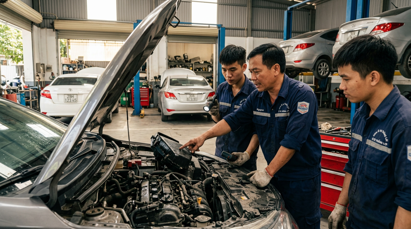 có nên khởi động lại xe khi bị ngập nước - Mcar Pro (ảnh minh họa 2)