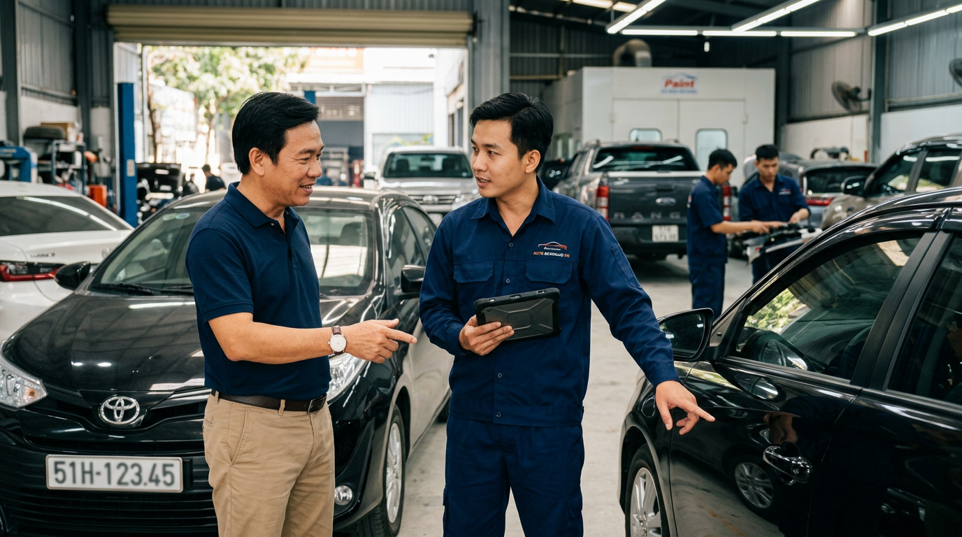 giá sơn quây ô tô - Mcar Pro (ảnh minh họa 1)