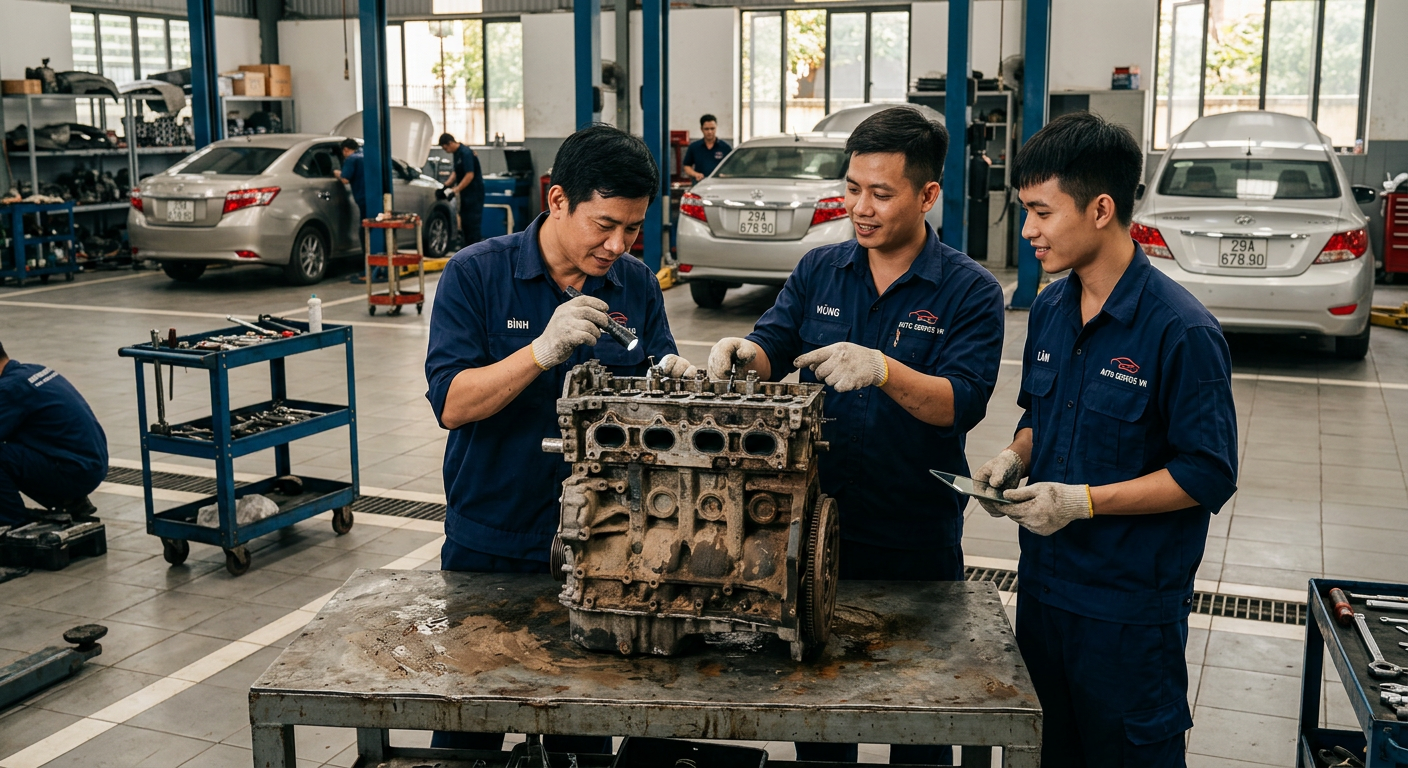 chi phí sửa xe ô tô bị ngập nước - Mcar Pro (ảnh minh họa 2)