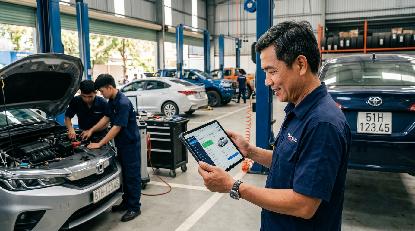 ứng dụng ai trong quản lý vận hành doanh nghiệp - Mcar Pro (ảnh minh họa 1)