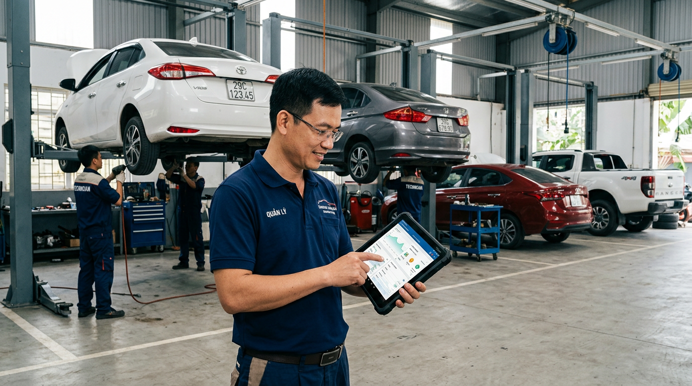 phần mềm quản lý doanh nghiệp tích hợp Mcar Pro (ảnh minh họa 1)