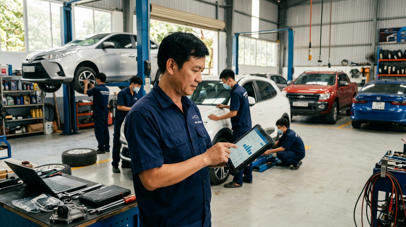 ứng dụng ai trong quản lý vận hành doanh nghiệp - Mcar Pro (ảnh minh họa 1)