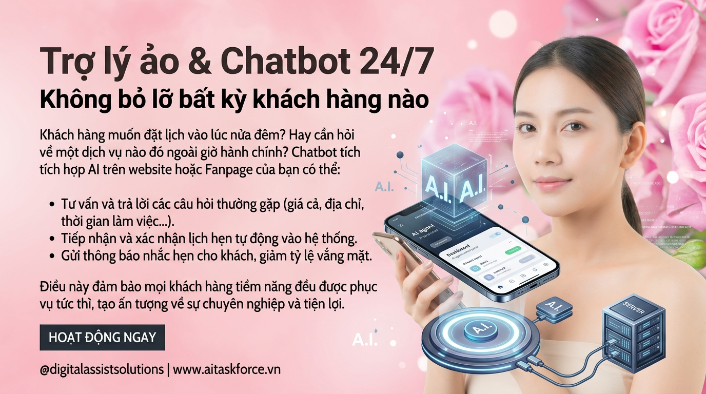Chuyển Đổi Số Spa: 5 Cách Dùng AI Chăm Sóc Khách Hàng 4.0
