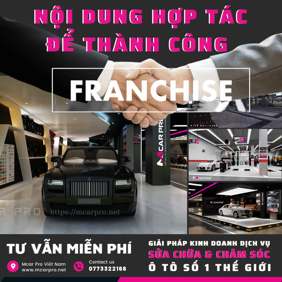 Nhượng Quyền Trung Tâm Car Care Luxury: Bệ Phóng Thành Công